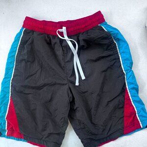 Mens Xersion S Waist 26" Elastic‎ Swimwear  Shorts Nylon/Polyester Drawstring